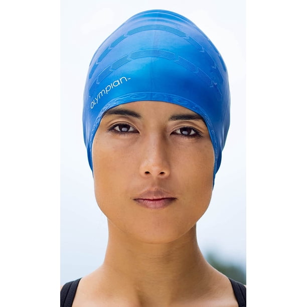 Bonnet De Bain Turquoise – Haute élasticité, UV, Anti-chlore, Pour Cheveux Longs Et Bouclés, Taille Jusqu’à 60cm