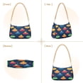thumbnail image 7 of FORMRS Womens Shoulder Bag with Chain Strap Clutch Purse Cute Tote Handbag, Rainbow Space Cat, 7 of 7