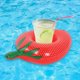thumbnail image 1 of Portavasos Inflable Soporte para taza de PVC suave estilo Ins impermeable para fiesta en la piscina (fresa), 1 of 6