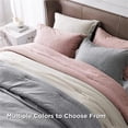 thumbnail image 3 of Soft Bedding for All Seasons 22 - Pink - 3 Piece - King, 3 of 5