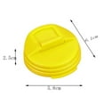 thumbnail image 2 of 8 Pack Soda Can Covers Beer Beverage Can Covers Reusable Leakproof Drink Can Lids Protector for Beer, Juice (Blue & Yellow), 2 of 5