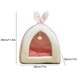 thumbnail image 4 of Cama cueva para mascotas (perros y gatos) para uso interior y exterior | Tienda de campaña cálida y cerrada con cojín extraíble | Hábitat portátil para mascotas pequeñas (28 x 28 x 29 cm), 4 of 7
