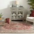 thumbnail image 2 of Well Woven Tonti Red Machine Washable Vintage Style Updated Classic Distsressed Persian Area Rug 5x7 (5'3" x 7'3"), 2 of 8