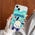 thumbnail image 1 of Funda de silicona suave kuromi My Melody para iPhone 14 Pro Max 13 12 11 Pro Mini XR XS X 8 7 6 6S Plus SE 2020, funda trasera transparente de TPU xuanjing  unisex, 1 of 2