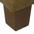 thumbnail image 6 of HomePop Square Tufted Storage Ottoman - Distressed Brown Faux Leather, 6 of 8