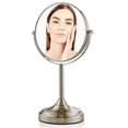 thumbnail image 1 of Espejo de maquillaje OVENTE de sobremesa de 7 pulgadas con aumento 1X/7X, níquel, 1 of 7