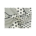 thumbnail image 4 of INSPIRE CHIC 2Pcs 50cm Polka Dots Square Scarf Neck Scarves White&White, 4 of 5