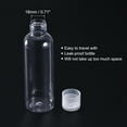 thumbnail image 4 of Uxcell 150ml Squeeze Bottles Refillable Dispensing Bottles Plastic Clear 3 Pack, 4 of 5