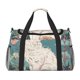 thumbnail image 1 of Fotbe Celestial Cat And Flowers Bolsa de Viaje con Estampado, Bolsa de Fin de Semana para Mujer con Compartimento para Zapatos, Bolsa de Gimnasio con Bolsillo Húmedo, 1 of 7