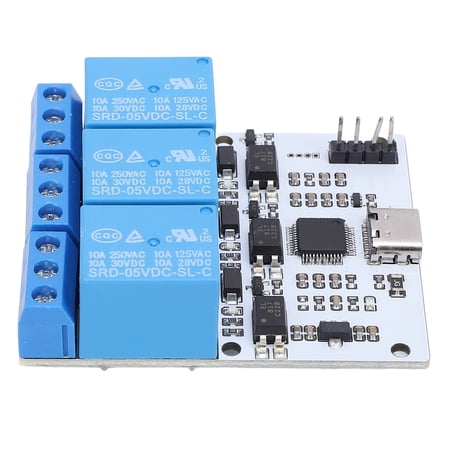 USB Relay Module, Long Working Life GD32F103C8T6 Microcontroller USB To ...