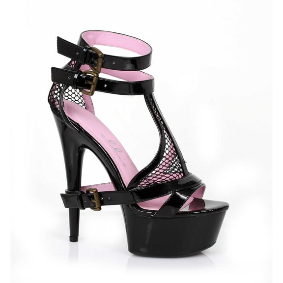 609-LEVI, 6" Double Ankle Strap Heel Shoes