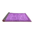 thumbnail image 2 of Ahgly Company Indoor Round Abstract Purple Contemporary Area Rugs, 8' Round, 2 of 4