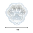 thumbnail image 3 of Molde epoxi con colgante de patas de gato, molde de silicona de fundición de resina artesanal para fabricación de llaveros, paquete de agujeros para manualidades, fabricación de pendientes,, 3 of 5