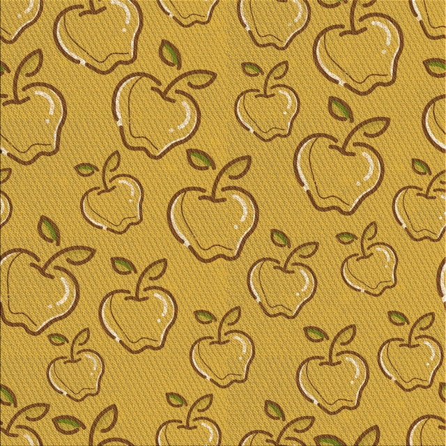 Ahgly Company Tapis d'Intérieur Lavables en Machine, Carrés de Transition, Jaune Foncé, 6' Carré