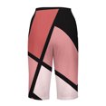 thumbnail image 4 of Puntoco Pantalones cortos casuales para mujer Pantalones cortos casuales para mujer Pantalones rectos con cordón Cintura elástica Pantalones sueltos cómodos con bolsillos, 4 of 5