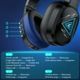 thumbnail image 4 of Wireless Gaming Headset with Noise Canceling Microphone for PS5, PC, PS4, 2.4G/Bluetooth Gaming Headphones with USB and Type-c Connector, Wired Mode for Controller Gamecube, 4 of 5