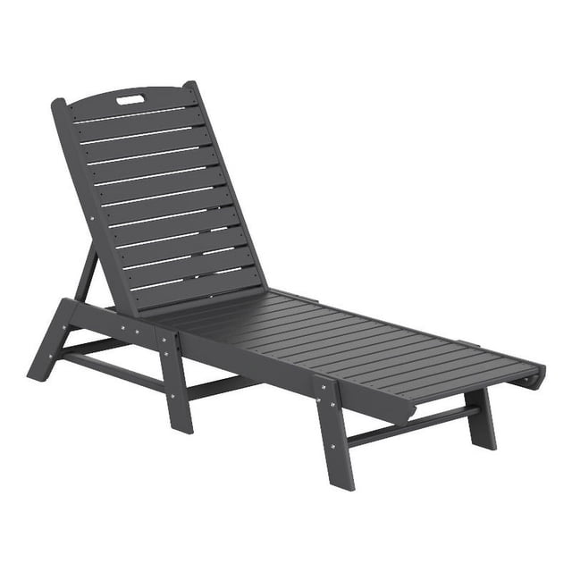 Chaise Longue Inclinable Paradise en Matériau Poly