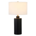 thumbnail image 2 of Henn&Hart 14" Matte Black Ceramic/Fabric Table Lamp, 2 of 8