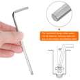 thumbnail image 5 of Uxcell Ball End Hex Key Wrench 4mm CR-V L-Shape Long Arm Hexagon Metric Wrenches Repairing Tool, 5 of 8