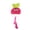 Hot Pink, variant on Pet Plush Squeaky Rope Toy, Interactive Tug-of-War Training Supplies for Dogs and Cats, Cartoon Animal Shape Sound Toy for Indoor and Outdoor Play