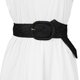 thumbnail image 4 of Cinturones de cintura ancha trenzados para mujeres INSPIRE CHIC con hebilla gruesa 22.83-33.07" negro, 4 of 4