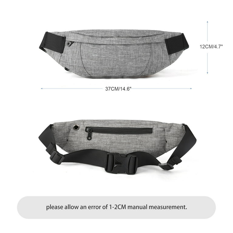 Sixty Shades of Grey Crossbody Fanny Pack or Sling Bag for Concerts & Sporting Events Trim Color: Black A - Zip Pocket Crossbody in Clear | One Size