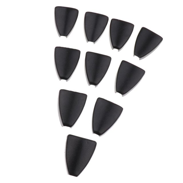 Greeniant Gancho de garra de tambor de trampa de Metal de 10 piezas para accesorios de piezas de tambor Accesorios para instrumentos musicales Negro 10 piezas