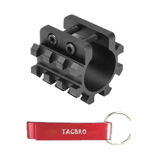 TACBRO 1" Shotgun Magazine Tube Mount with one free TACBRO opener(Randomly selected color)