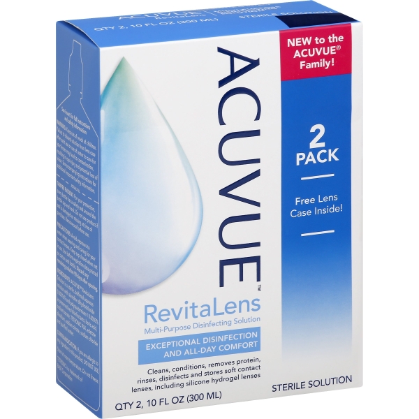 ACUVUE RevitaLens Multi-Purpose Disinfecting Solution for Contact Lens ...