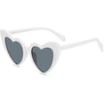 thumbnail image 3 of Gafas de sol con forma de corazón para mujer, gafas retro estilo ojo de gato vintage, 3 of 4
