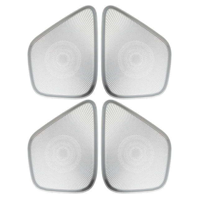 4pcs Cubierta del marco del altavoz de la puerta delantera y trasera para automóvil Grille de audio para Mercedes Benz Clase A B W247 GLB 2020
