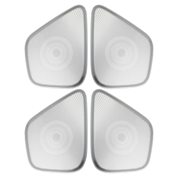 4pcs Cubierta del marco del altavoz de la puerta delantera y trasera para automóvil Grille de audio para Mercedes Benz Clase A B W247 GLB 2020