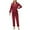 19-Style, variant on Womens Silk Satin Pajamas Set Long Sleeve Button Down Sleepwear 2 Piece Lounge Set Pj Set
