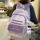 thumbnail image 4 of Student Schoolbag Set Fashion Casual Large Capacity Outdoor Travel Backpack Teen Girls School Backpack Handbag 2pcs Matching Set, 4 of 4