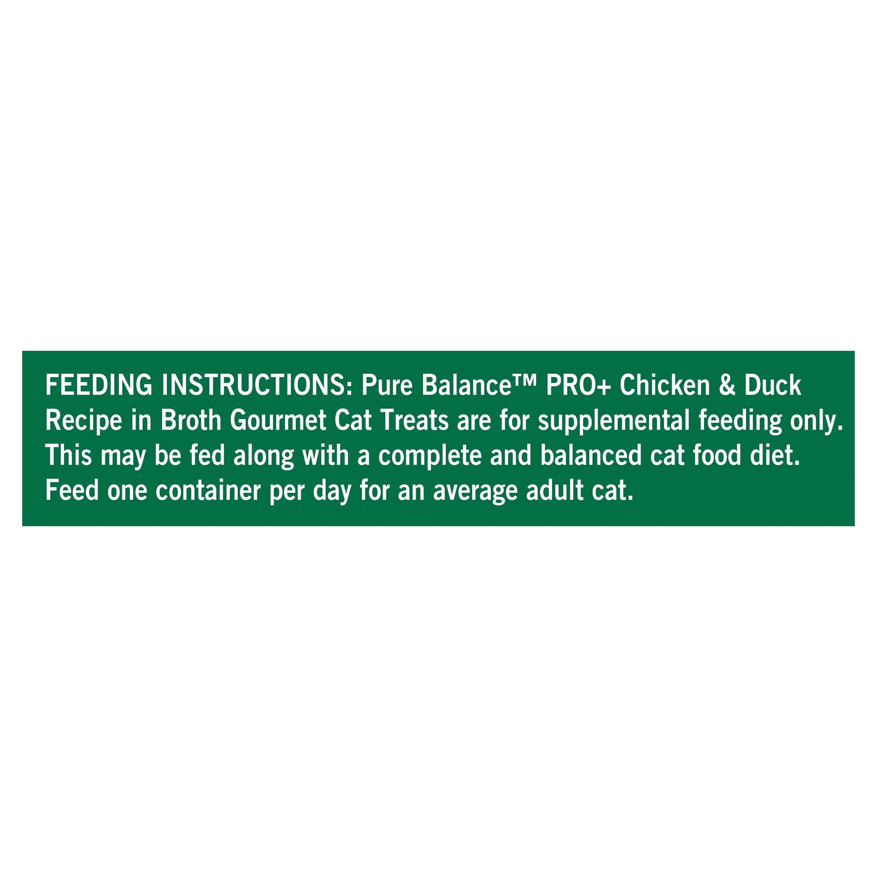 (6 pack) Pure Balance Pro+ Indoor Chicken & Duck Recipe in Broth, 1.4 oz