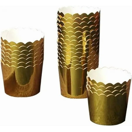 50pcs Solid Color Baking Cupcake Liners - Cake Cups Candy Cups Paper Dessert Cups for Rainbow Party and Birthday Favor DIY