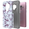 thumbnail image 5 of Samsung Galaxy S9 Case, Rosebono Slim Hybrid Shockproof Hard Cover Graphic Fashion Colorful Skin Cover Armor Case for Samsung Galaxy S9 (Purple Marble), 5 of 5