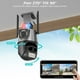 thumbnail image 3 of Cámara IP 4K de 8MP para exteriores, lente Dual PTZ, seguimiento automático, impermeable, videovigilancia de seguridad, alarma de luz policial, 3 of 3
