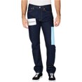 thumbnail image 1 of Calvin Klein Jeans de pierna recta con estampado de logotipo para hombre, azul, 33W x 32L, 1 of 1