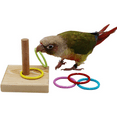 thumbnail image 3 of Environmentally Friendly Bird Entertainment, High Quality Wood Interactive Toy That Promotes Healthy Play In Small Medium Birds, 3 of 5