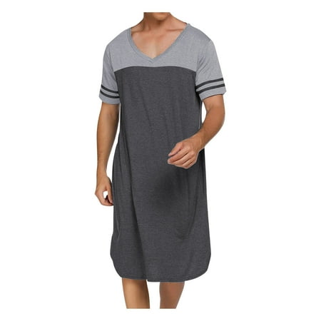 

Sleepwear Pajama Mens Sleeve V Big&Tall Wear Neck Sleeping Nightgowns Long Petite Lingerie for Women Small plus Size Lingerie Robe Womens Lingerie Open Crotch