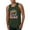 Forest Green, variant on Funny Neon Sloth | Dean Russo Art Animal Lover Mens Sleeveless Top, Heather Grey, S