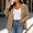*Khaki, variant on Women's Plus Size Long Sleeve Blazer with Shoulder Pads,Casual Lapel Cardigan Jacket with Pockets Yellow,Women's Plus XXXXL