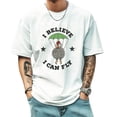 thumbnail image 2 of Men's T Shirts Large Tee New trendy Sports Shirt Round Neck Patterned Tee Loose Classic Style 2XL, 2 of 4