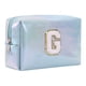 thumbnail image 1 of Neceser de maquillaje alfabeto bordado - PU, gran capacidad y con estilo - para viajes, neceser y bolso de mano, 1 of 2