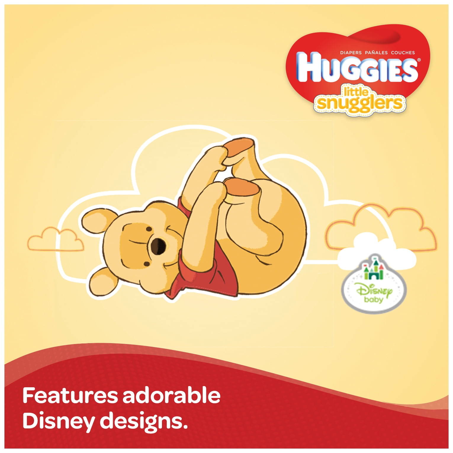 HUGGIES Little Snugglers Diapers Size 1, 35 Diapers