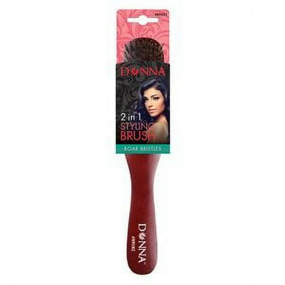Donna 2 in 1 Styling Brush, Boar Bristles #89102