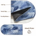 thumbnail image 2 of Blue Fish Coastal Bathroom Rug Washable 2x3 Entryway Rug Non Slip Watercolor Beach Ocean Nautical Front Door Mat Low Pile Indoor Doormat Throw Floor Carpet for Kitchen Bedroom Entrance, 2 of 8