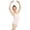 White, variant on Girls Kids Ballet Leotard Round Neck Color Block Tank for Dance & Gymnastics