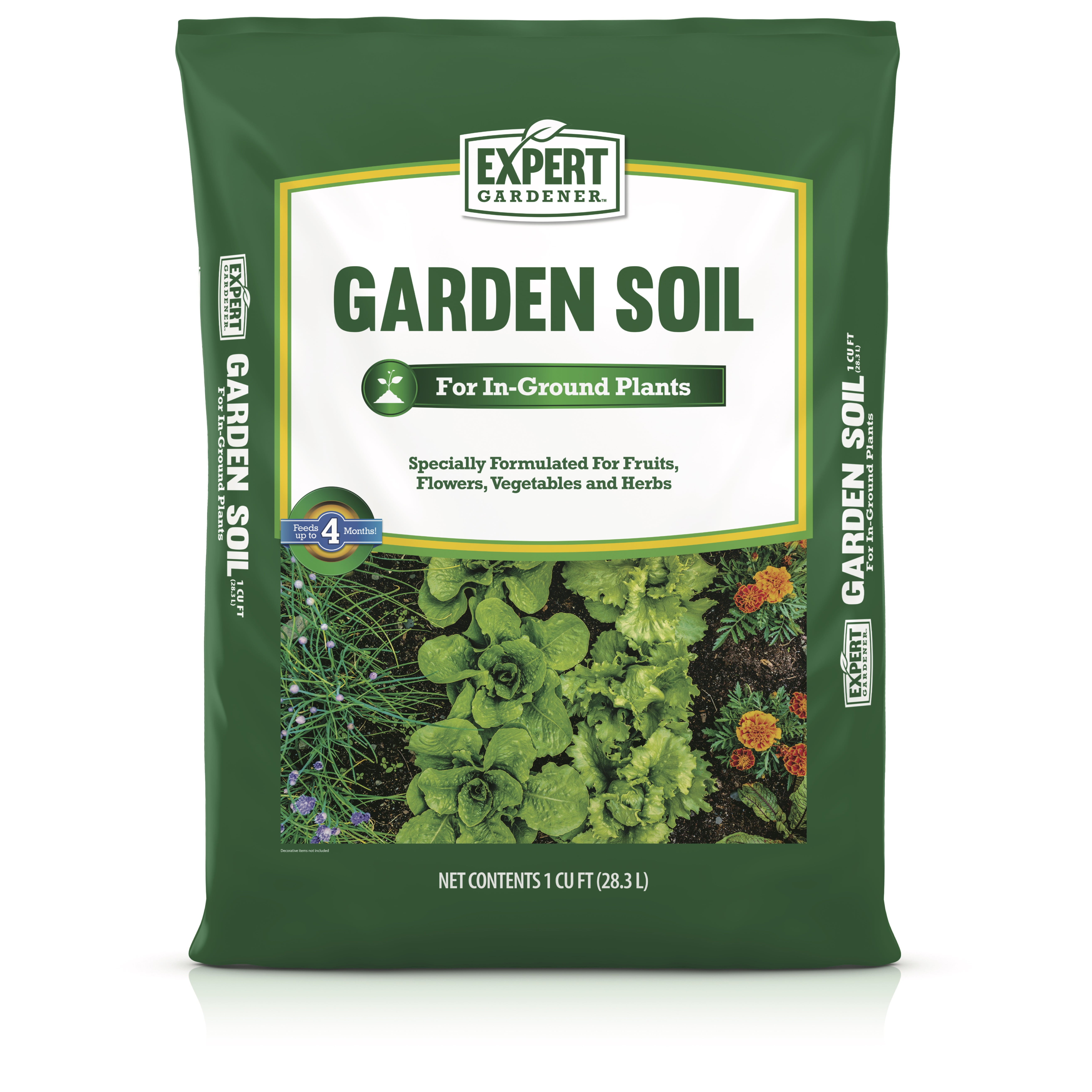 Expert Gardener Garden Soil For In Ground Plants 1 Cu Ft Walmart Com Walmart Com